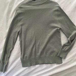 Zara top! Dark sage green, worn once, kids 13-14, super soft